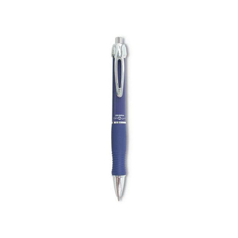 Sarasa Dry X10 Gel Pen, Retractable, Medium 0.7 mm, Blue Ink, Blue/Silver Barrel, 12/Pack. Picture 1