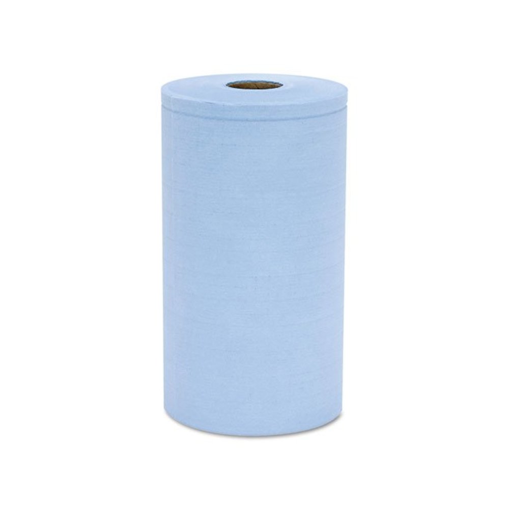 Prism Scrim Reinforced Wipers, 4-Ply, 9.75" x 275 ft, Unscented, Blue, 6 Rolls/Carton. Picture 1