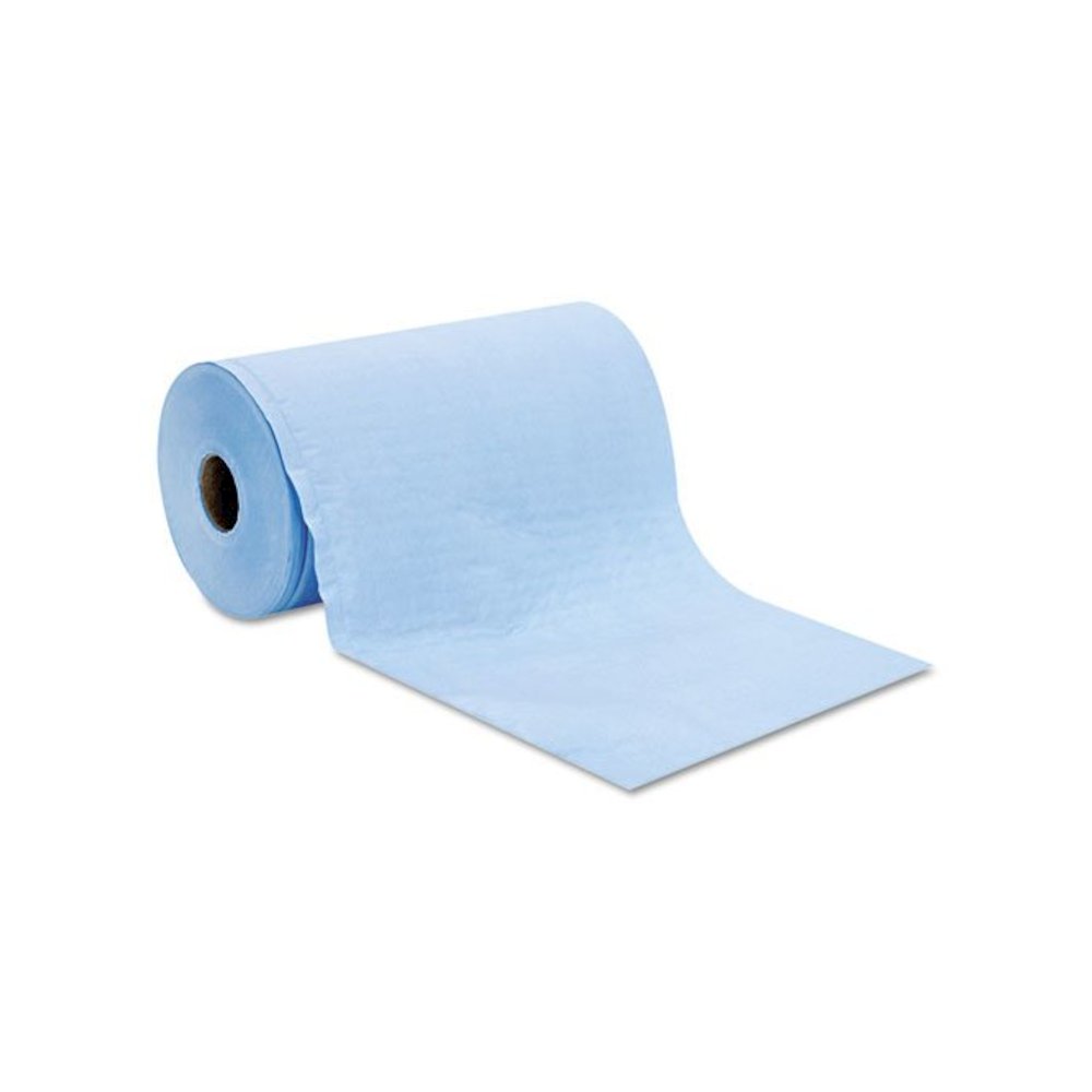 Prism Scrim Reinforced Wipers, 4-Ply, 9.75" x 275 ft, Unscented, Blue, 6 Rolls/Carton. Picture 2