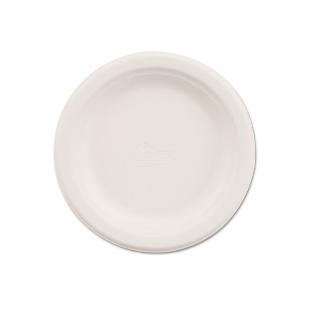 Paper Dinnerware, Plate, 6" dia, White, 1,000/Carton. Picture 1