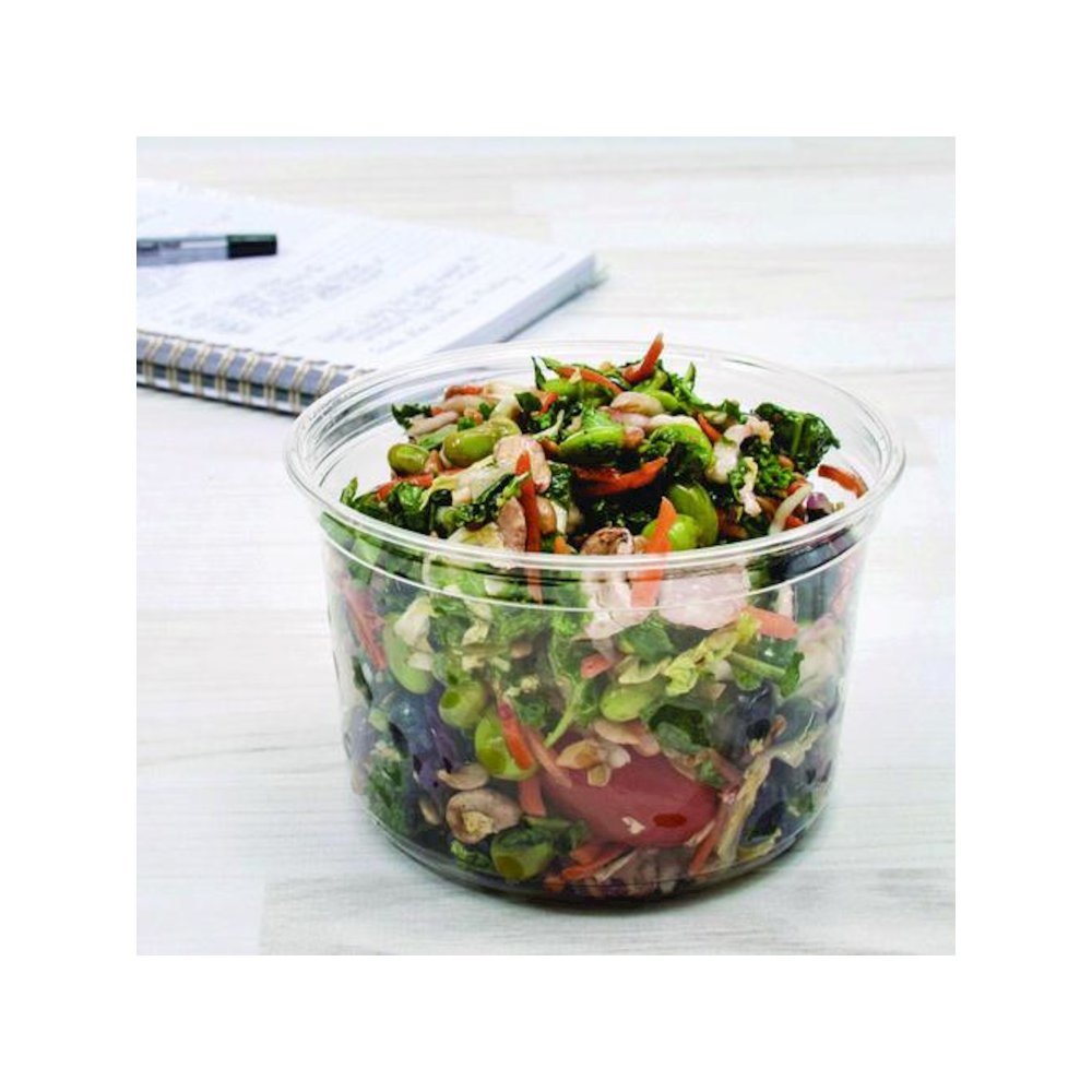 MicroGourmet Food Container, 16 oz, Translucent, Plastic, 50/Pack, 10 Packs/Carton. Picture 6