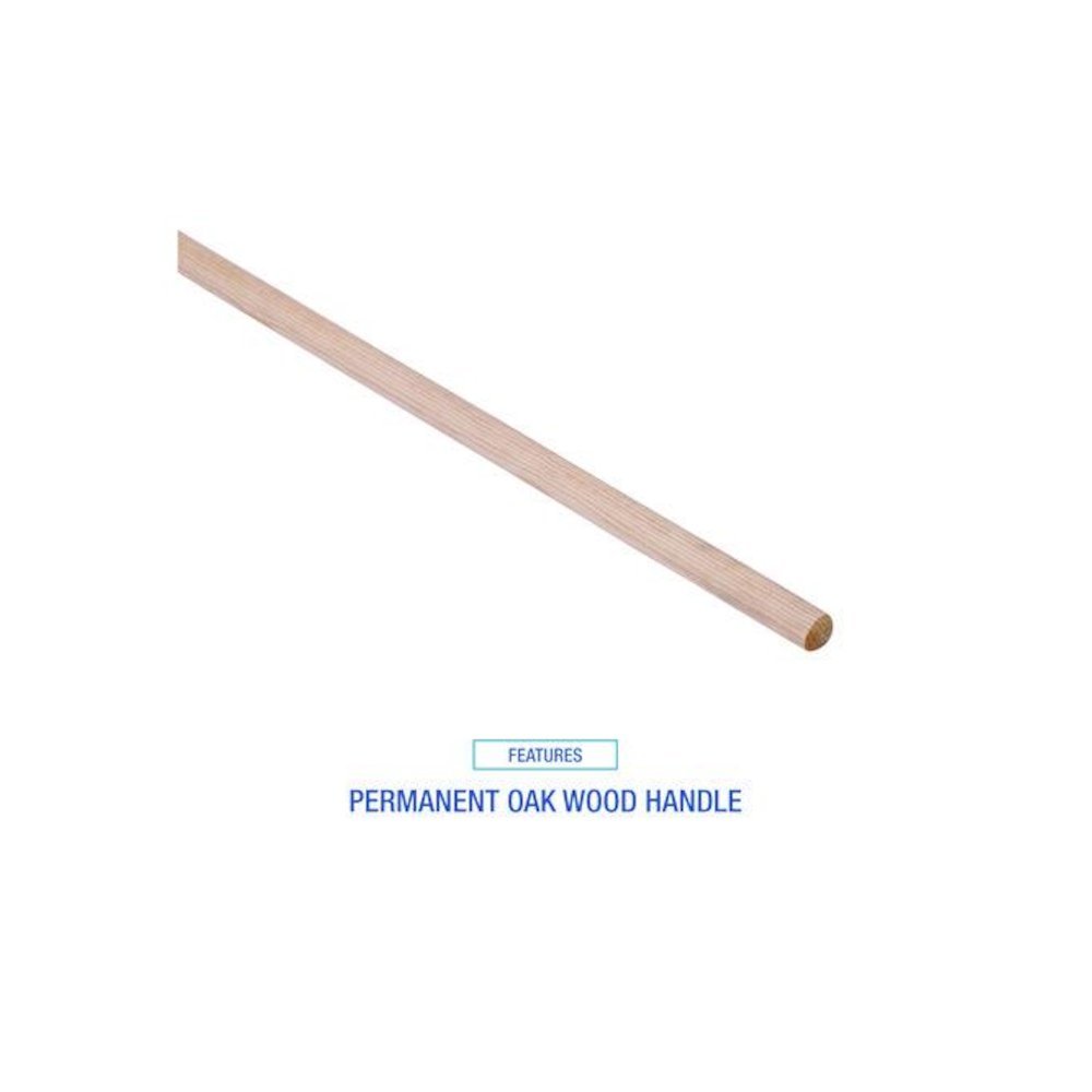 Cotton Deck Mop, #16 White Cotton Head, 50" Wood Handle, 12/Carton. Picture 7
