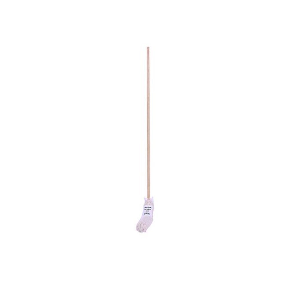 Cotton Deck Mop, #16 White Cotton Head, 50" Wood Handle, 12/Carton. Picture 8