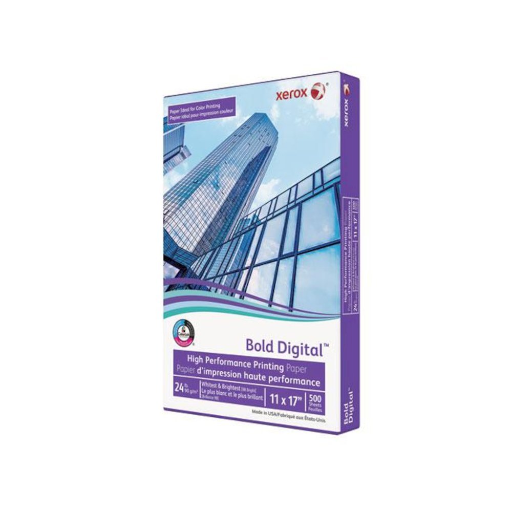 Bold Digital Printing Paper, 98 Bright, 24 lb Bond Weight, 11 x 17, White, 500/Ream. Picture 3