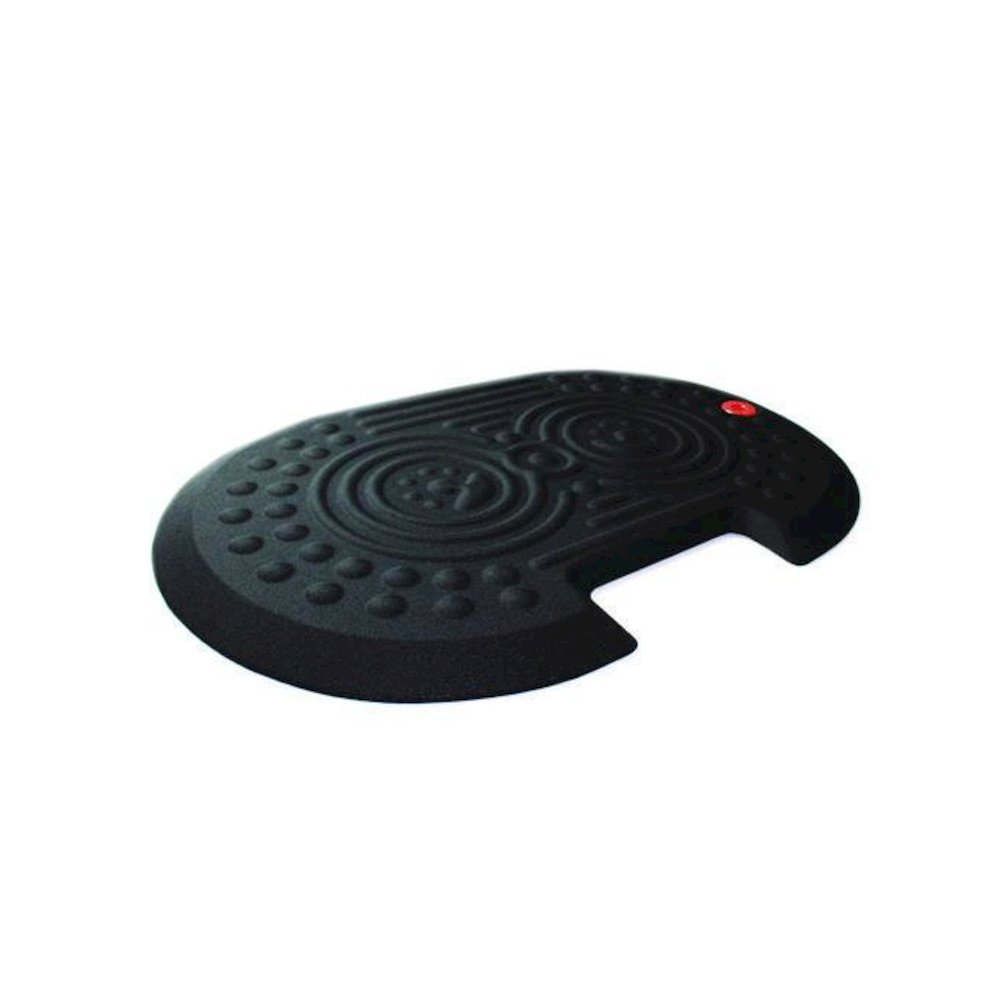 AFS-TEX 2000X Anti-Fatigue Mat, Oval, Black Anti-Slip Surface, 16" x 24". Picture 3