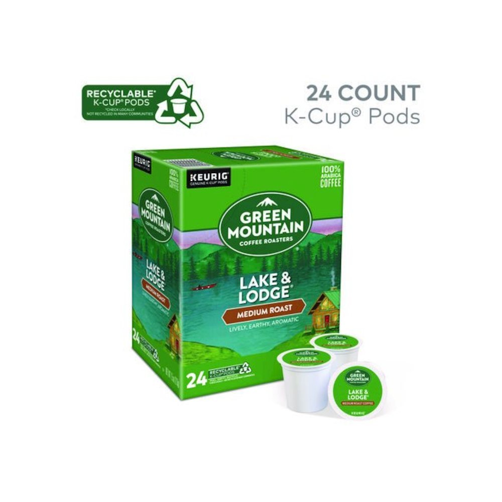 Lake and Lodge Coffee K-Cups, Medium Roast, 96/Carton. Picture 4