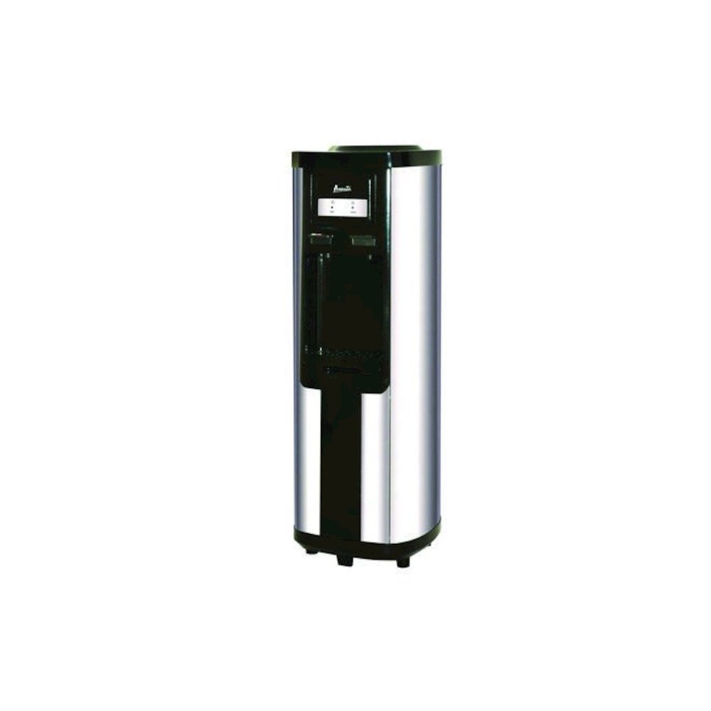 Hot and Cold Water Dispenser, 3 gal to 5 gal, 12.25 x 13 x 38.75, Stainless Steel. Picture 1