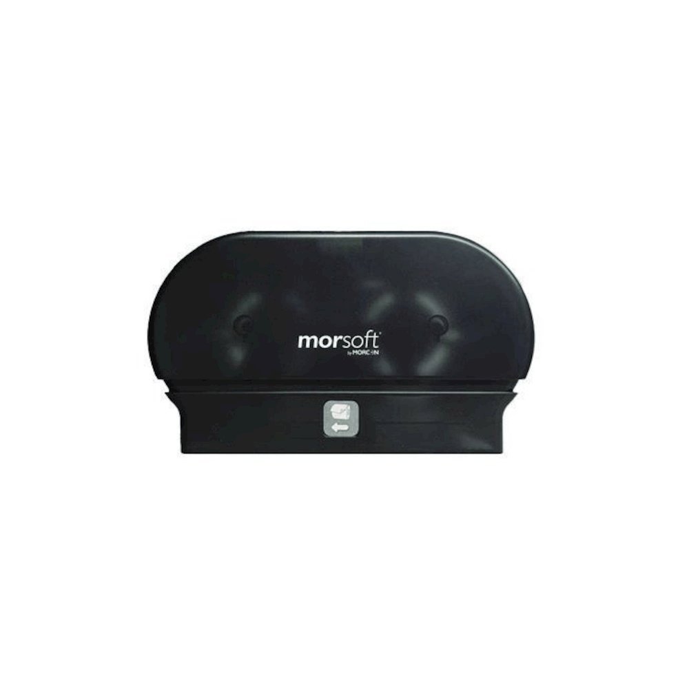 Morsoft Small Core Tissue Dispenser, 11.86 x 5.48 x 7.32, Black Translucent. Picture 2
