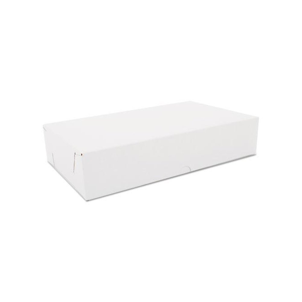 Two-Piece Sausage & Meat-Patty Boxes, Paperboard, 12x7x2 1/2, White, 100/CT. Picture 1