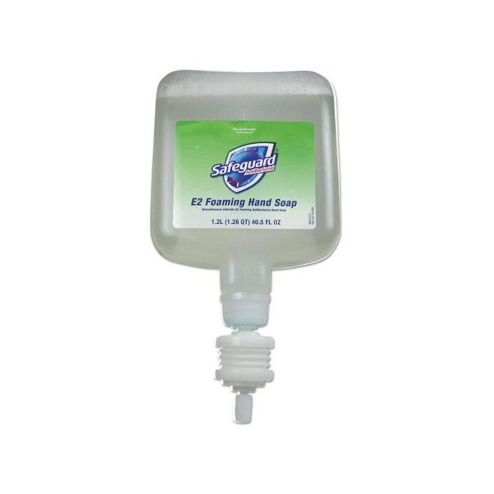 Antibacterial Foam Hand Soap Refill, E-2 Formula, Unscented, 1,200 mL, 4/Carton. Picture 1