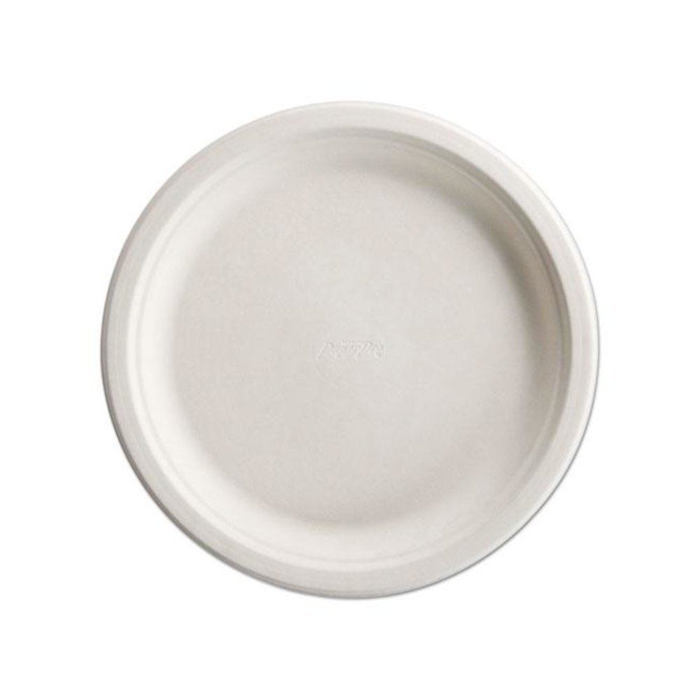 PaperPro Naturals Fiber Dinnerware, Plate, 10 1/2" Round Natural 125/PK 4 PK/CT. Picture 1