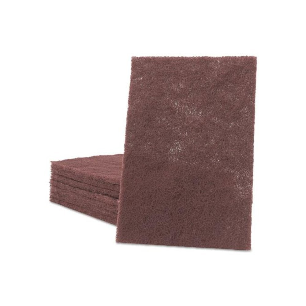 General Purpose Hand Pad, 6 x 9, Maroon, 20/Box, 3 Boxes/Carton. Picture 1