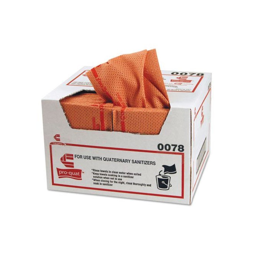 Pro-Quat Fresh Guy Food Service Towels, Heavy Duty, 12 1/2 x 17, Red, 150/Carton. Picture 1