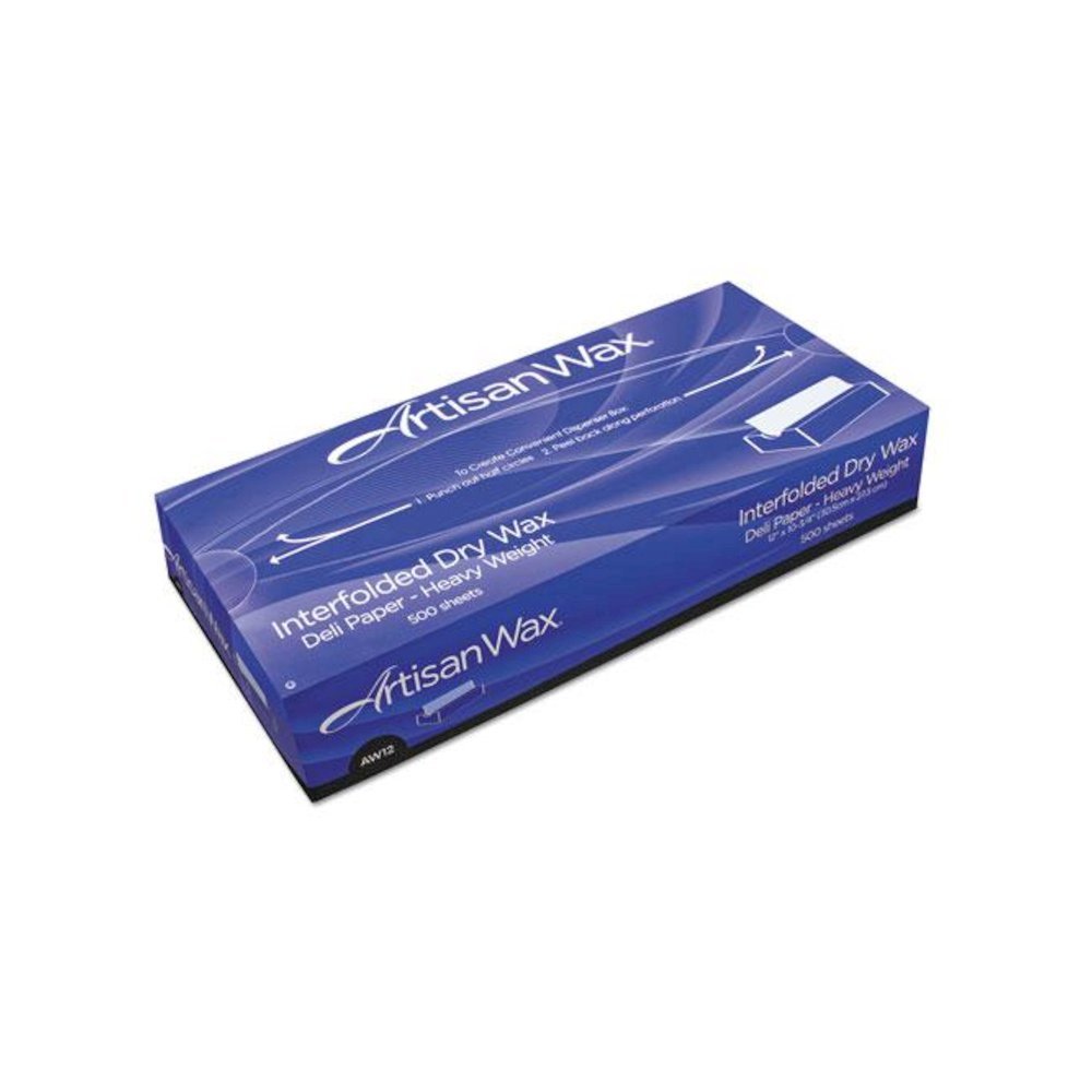Dry Wax Paper, 8 x 10 3/4, White, 500/Box, 12 Box/Carton. Picture 1