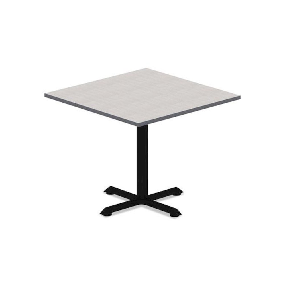 Reversible Laminate Table Top, Square, 35.38w x 35.38d, White/Gray. Picture 3
