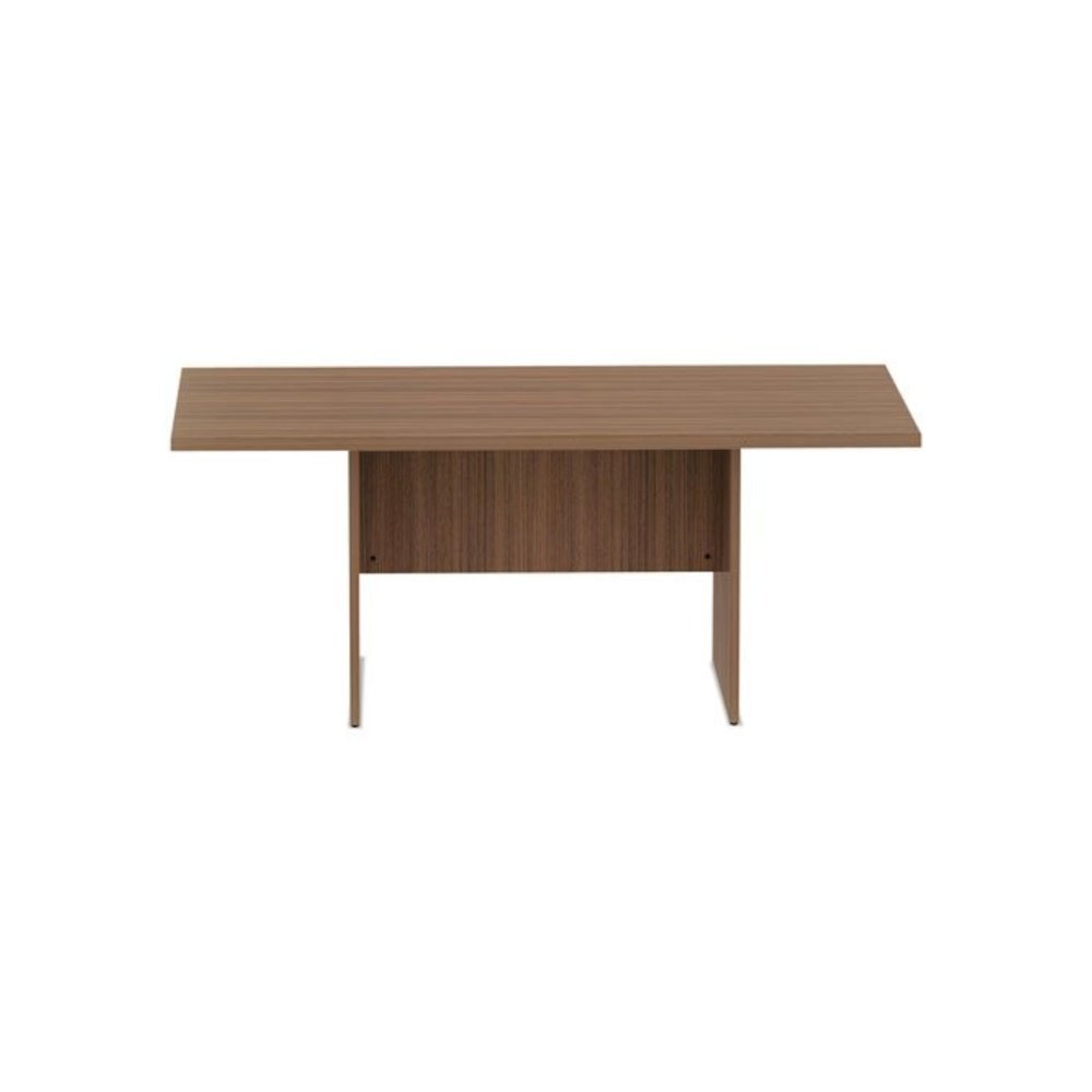Alera Valencia Series Conference Table, Rectangular, 70.88w x 41.38d x 29.5h, Modern Walnut. Picture 1