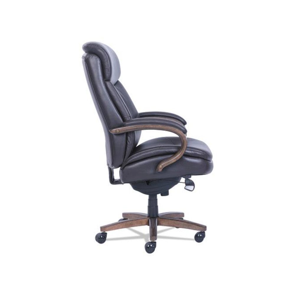 Woodbury Big/Tall Executive Chair, Supports Up to 400 lb, 20.25" to 23.25" Seat Height, Brown Seat/Back, Weathered Sand Base. Picture 3