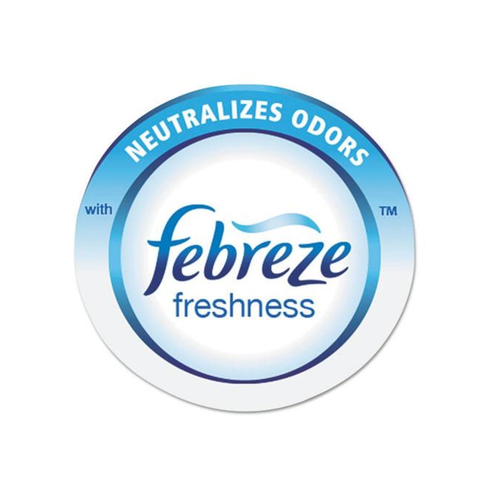 OdorShield Tall Kitchen Drawstring Bags, Lavender Breeze, 13 gal, White, 80/Box. Picture 8