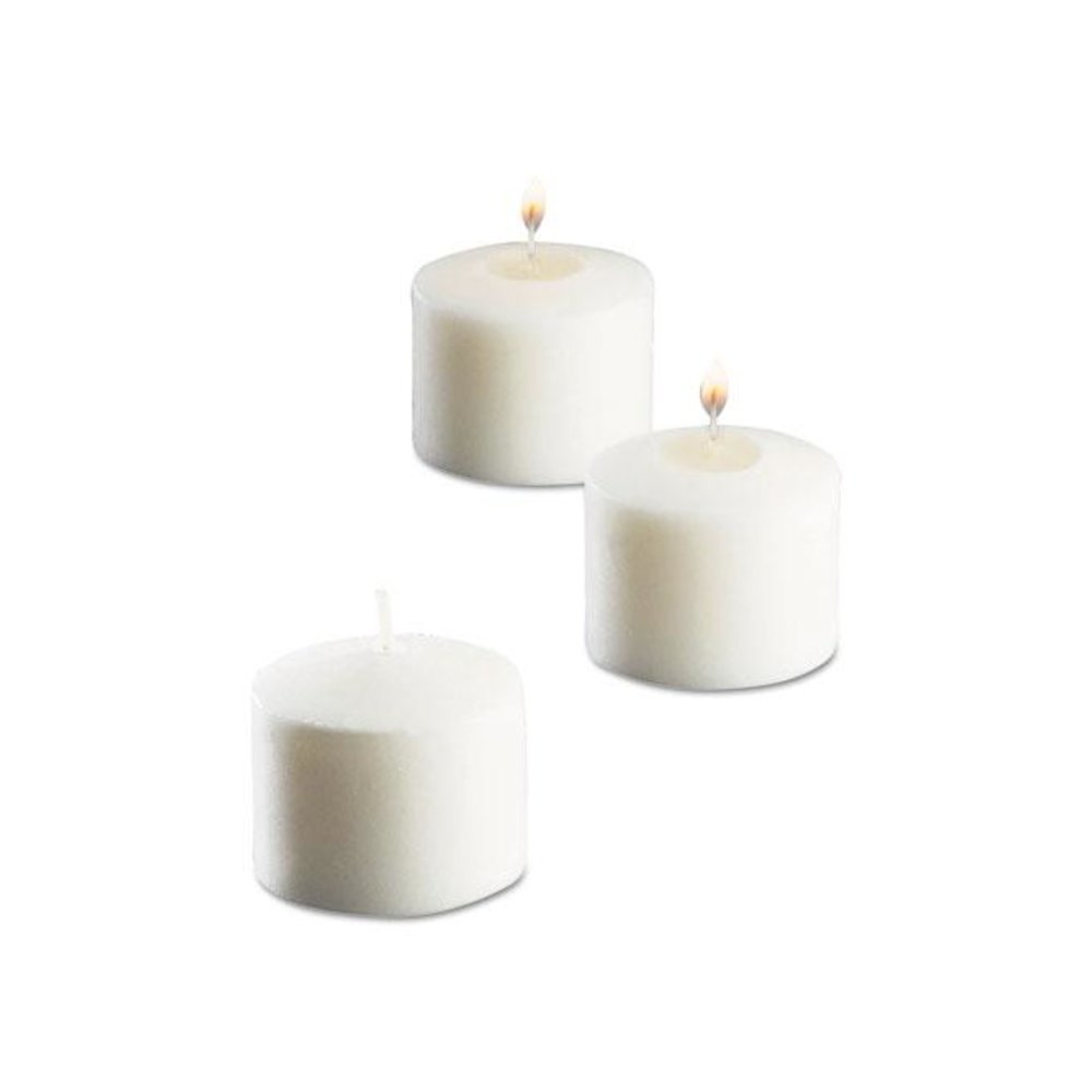 Food Warmer Votive Candles, 10 Hour Burn, White, 288/Carton. Picture 1