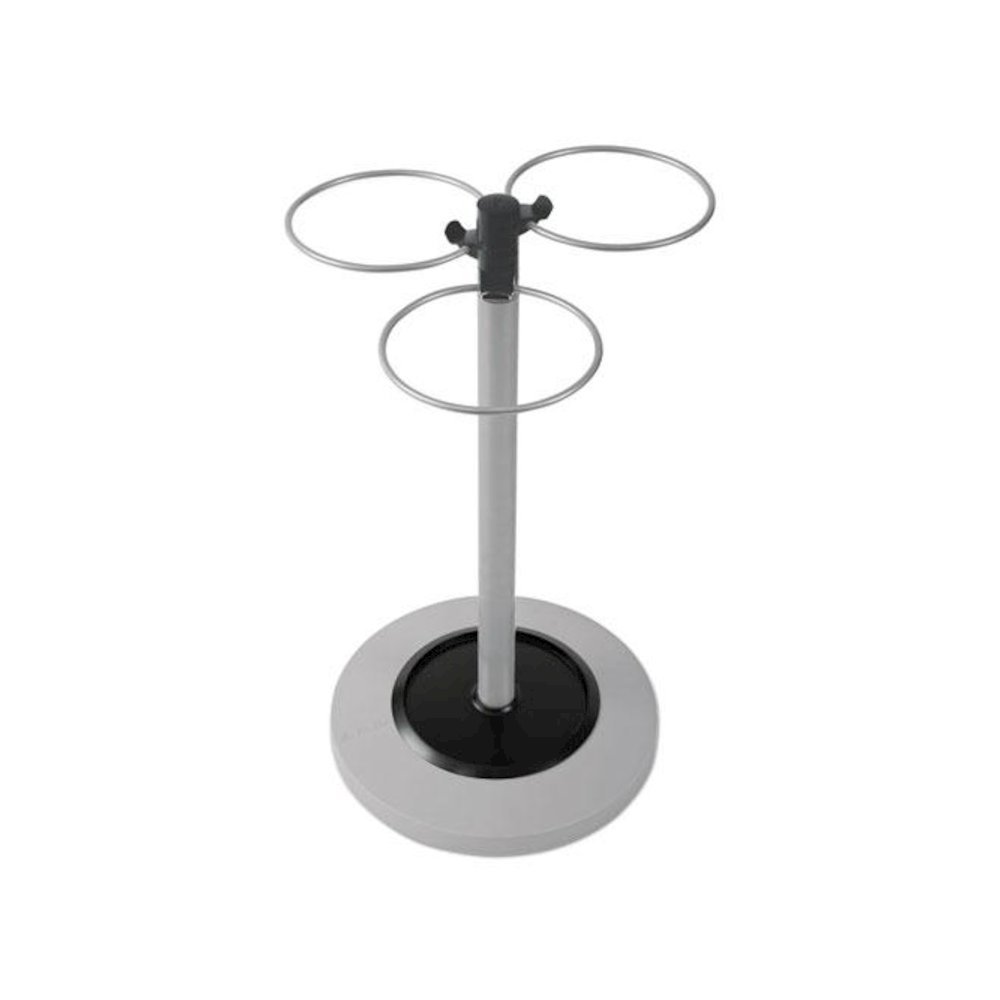 Flower Umbrella Stand, 13 3/4" x 13 3/4" x 25 1/2", Black/Silver. Picture 1