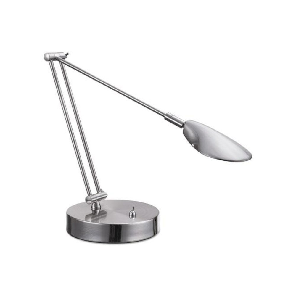 Adjustable LED Task Lamp with USB Port, 11w x 6.25d x 26h, Brushed Nickel. Picture 2