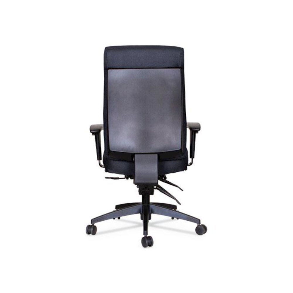 Alera Wrigley Series 24/7 High Performance High-Back Multifunction Task Chair, Supports 300 lb, 17.24" to 20.55" Seat, Black. Picture 4