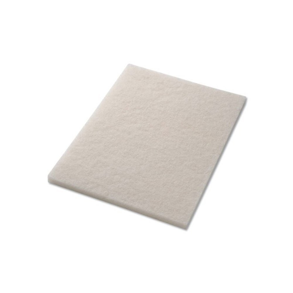Polishing Pads, 14" x 28", White, 5/Carton. Picture 1