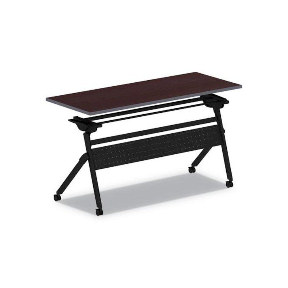 Flip and Nest Table Base, 55.88w x 23.63d x 28.5h, Black. Picture 5