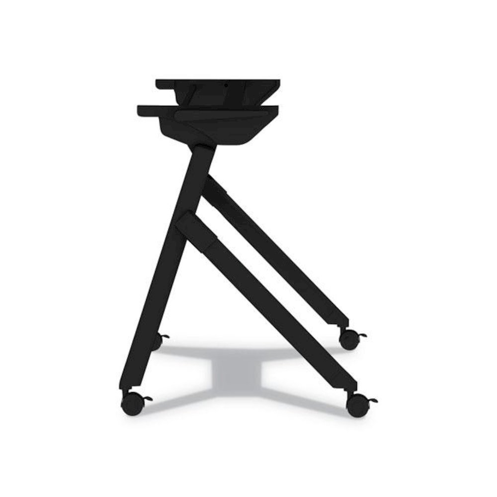 Flip and Nest Table Base, 55.88w x 23.63d x 28.5h, Black. Picture 3