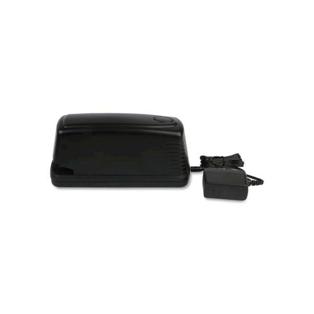 Electric Stapler with Staple Channel Release Button, 20-Sheet Capacity, Black. Picture 2
