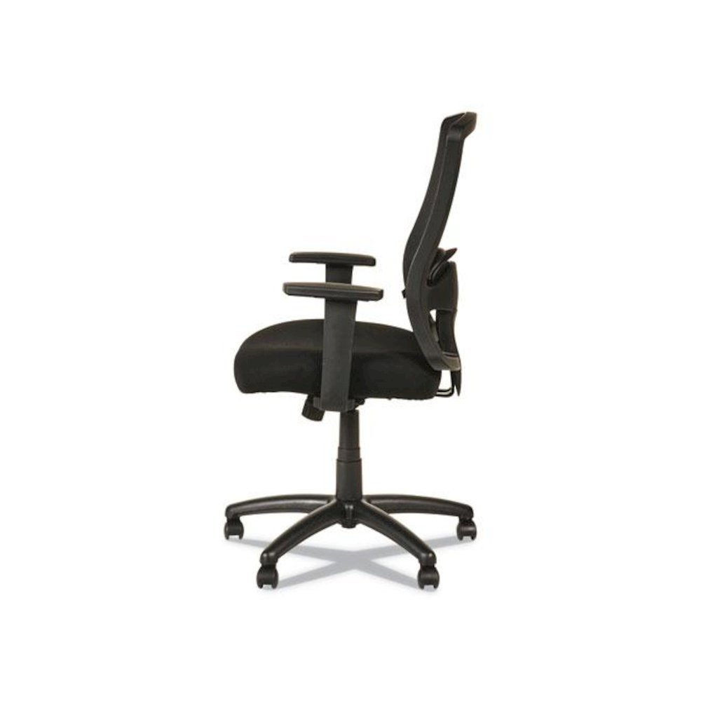 Alera Etros Series High-Back Swivel/Tilt Chair, Supports Up to 275 lb, 18.11" to 22.04" Seat Height, Black. Picture 7