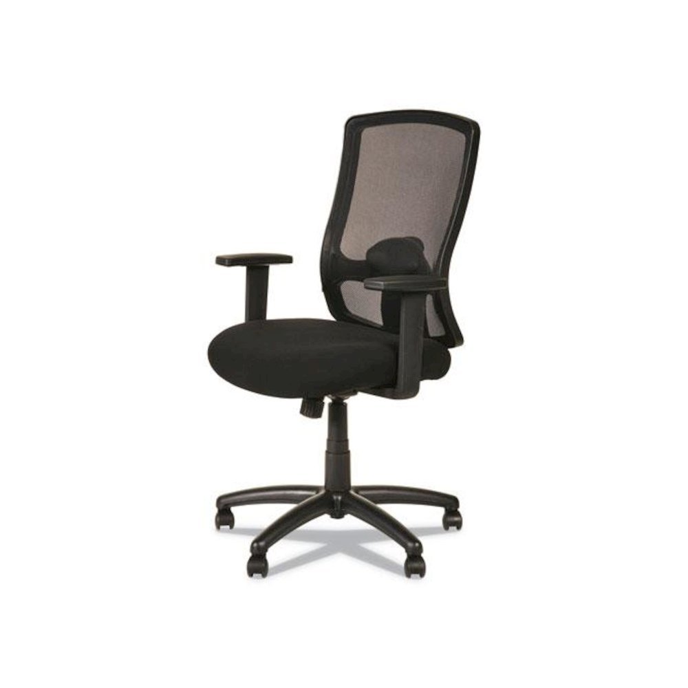 Alera Etros Series High-Back Swivel/Tilt Chair, Supports Up to 275 lb, 18.11" to 22.04" Seat Height, Black. Picture 5