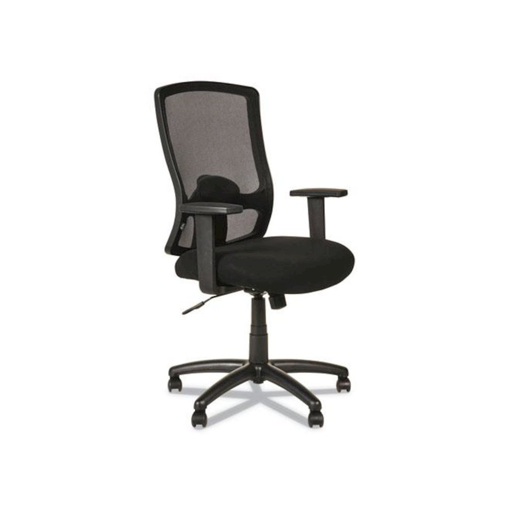 Alera Etros Series High-Back Swivel/Tilt Chair, Supports Up to 275 lb, 18.11" to 22.04" Seat Height, Black. Picture 1