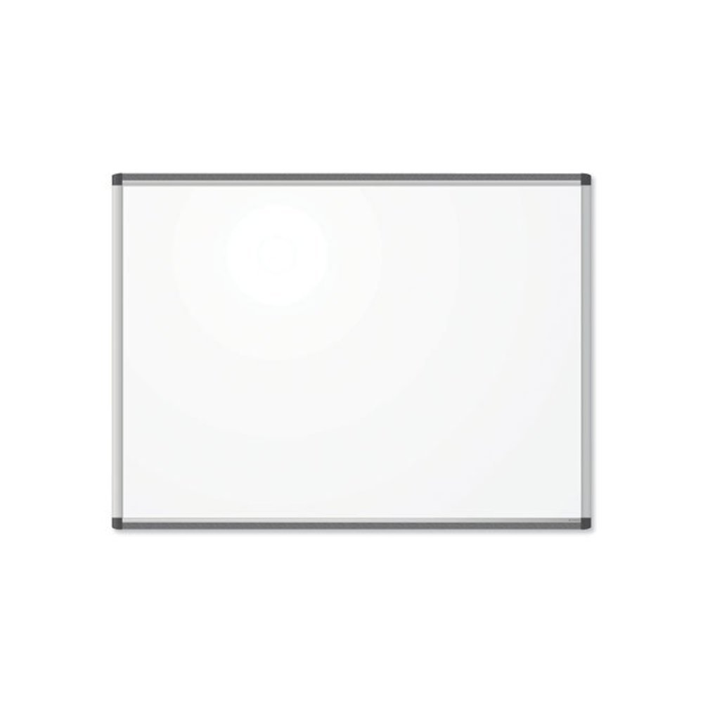 PINIT Magnetic Dry Erase Board, 48" x 36" (Actual Size: 47" x 35"), White Surface, Satin Aluminum Frame. Picture 1