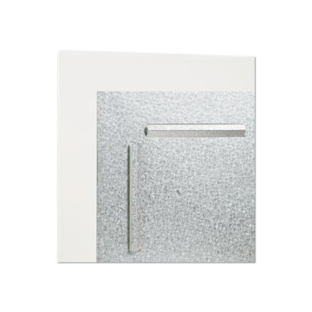 Floating Glass Dry Erase Board, 48" x 36" (Actual Size: 47" x 35"), White Surface. Picture 5