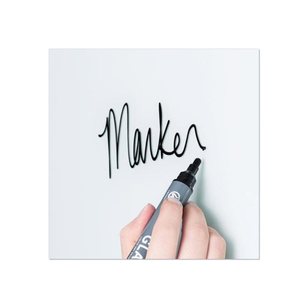 Magnetic Glass Dry Erase Board Value Pack, 72" x 48" (Actual Size: 70" x 47"), Frosted White Surface. Picture 4