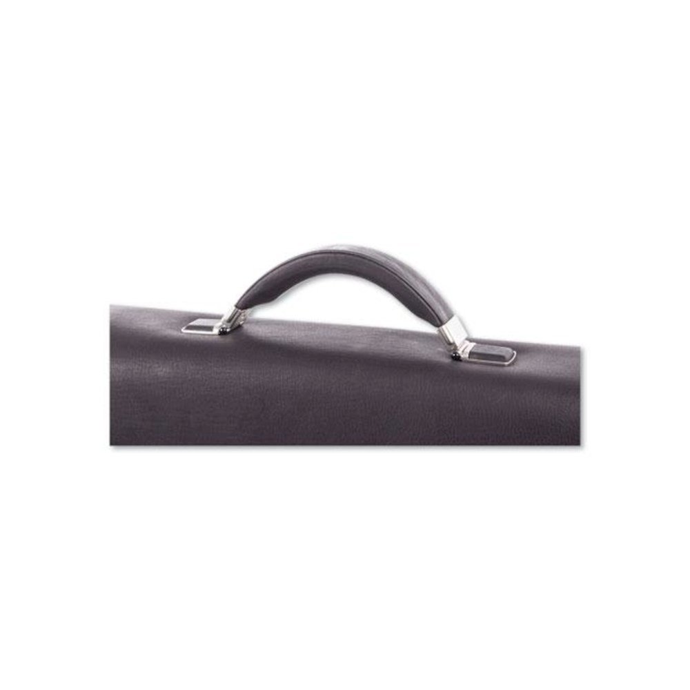 Milestone Briefcase, Fits Devices Up to 15.6", Leather, 5 x 5 x 12, Brown. Picture 4