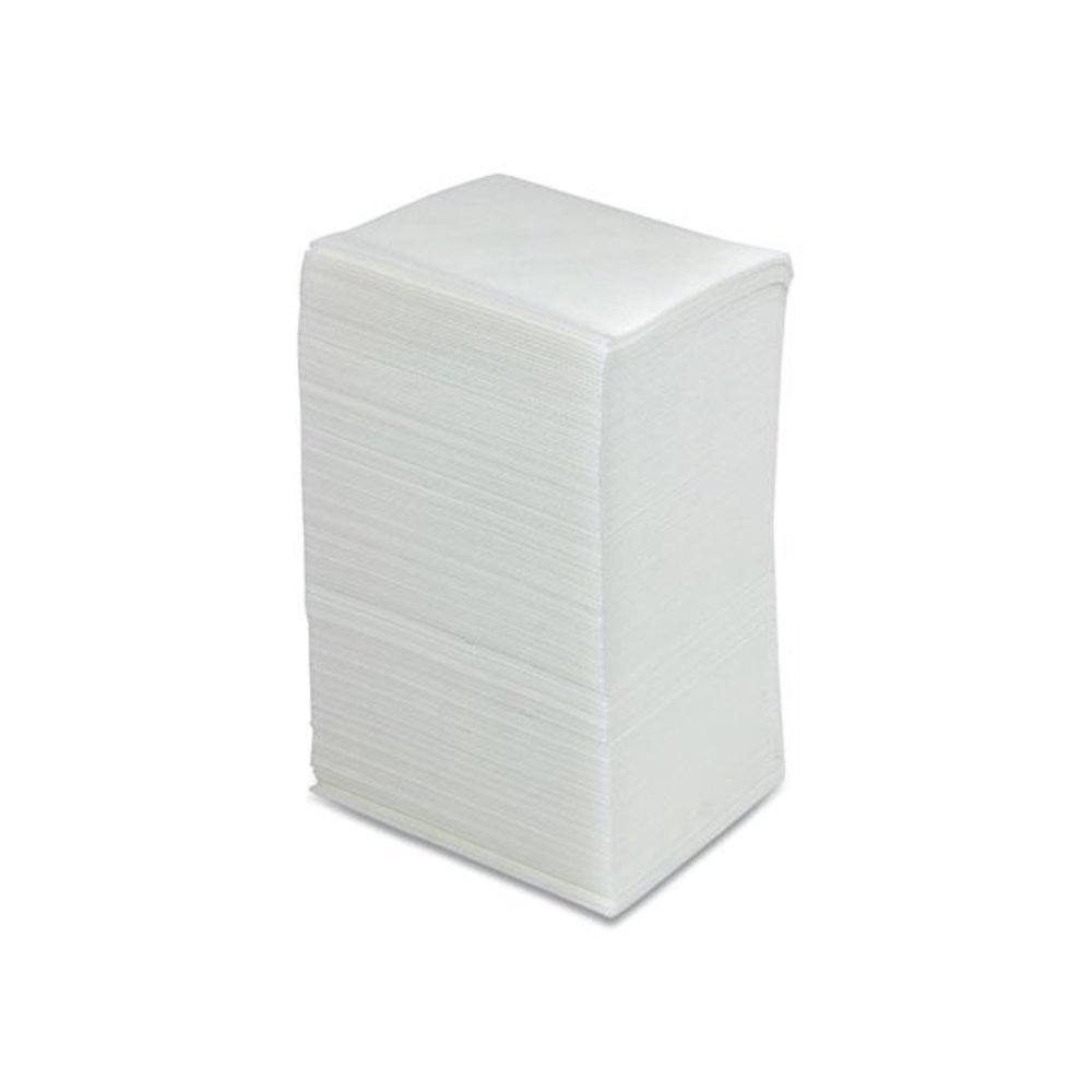 Easy Task F310 Wiper, Quarterfold, 1-Ply, 10 x 13, White, Zipper Bag, 175/Bag, 6 Bags/Carton. Picture 1