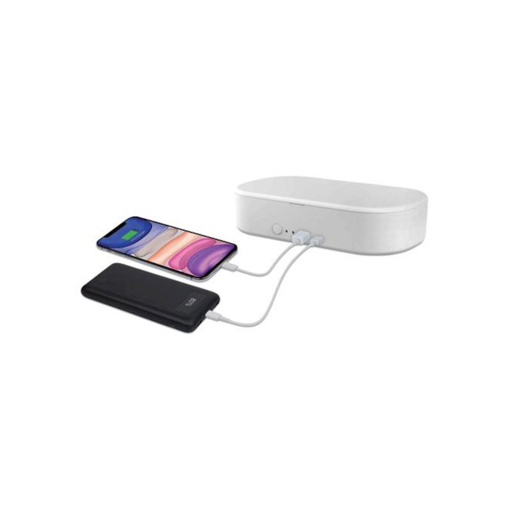 Portable UV Sterilizer for Mobile Phones, White. Picture 2