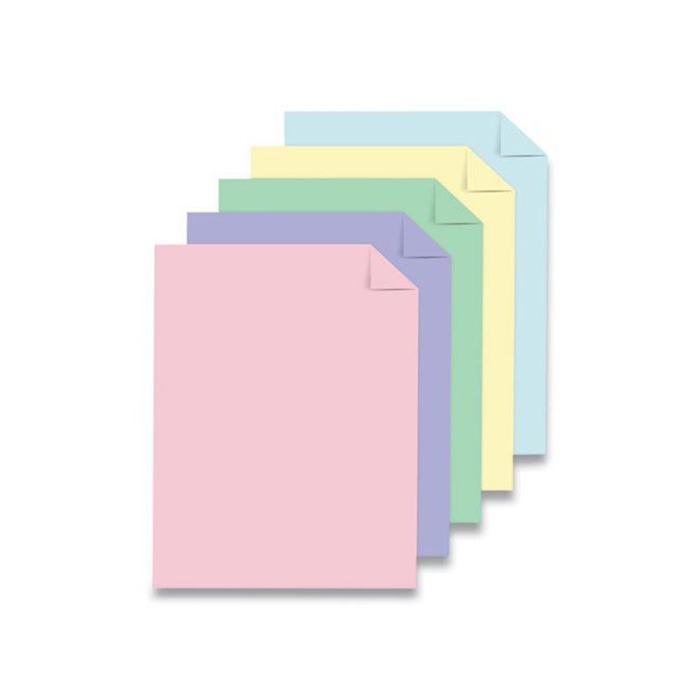 Color Cardstock, 65 lb Cover Weight, 8.5 x 11, Assorted Spectrum Colors, 75/Pack. Picture 2