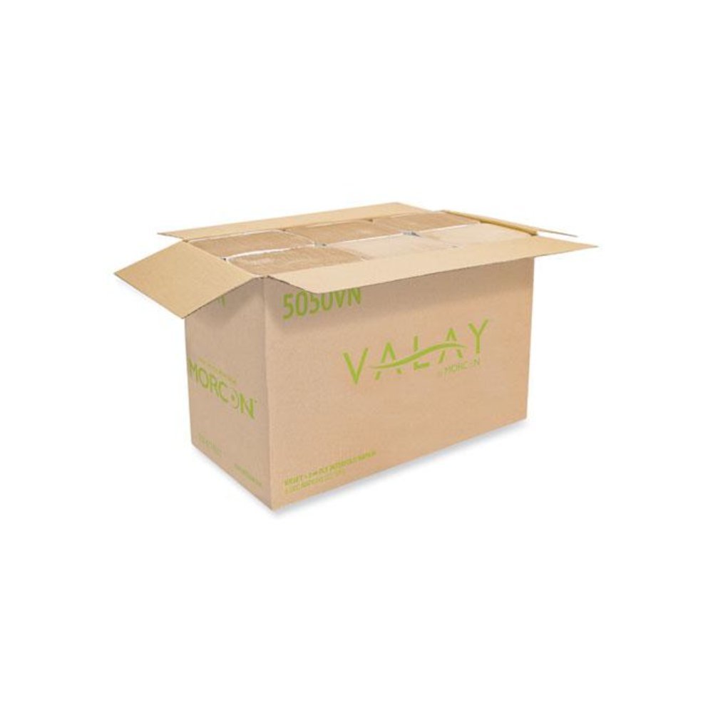 Valay Interfolded Napkins, 1-Ply, 6.3 x 8.85, Kraft, 6,000/Carton. Picture 6