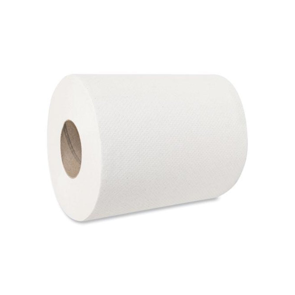 Morsoft Center-Pull Roll Towels, 2-Ply, 6.9" dia, White, 600 Sheets/Roll, 6 Rolls/Carton. Picture 6