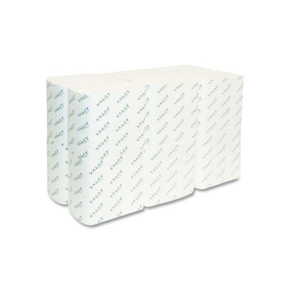 Valay Interfolded Napkins, 1-Ply, White, 6.5 x 8.25, 6,000/Carton. Picture 5