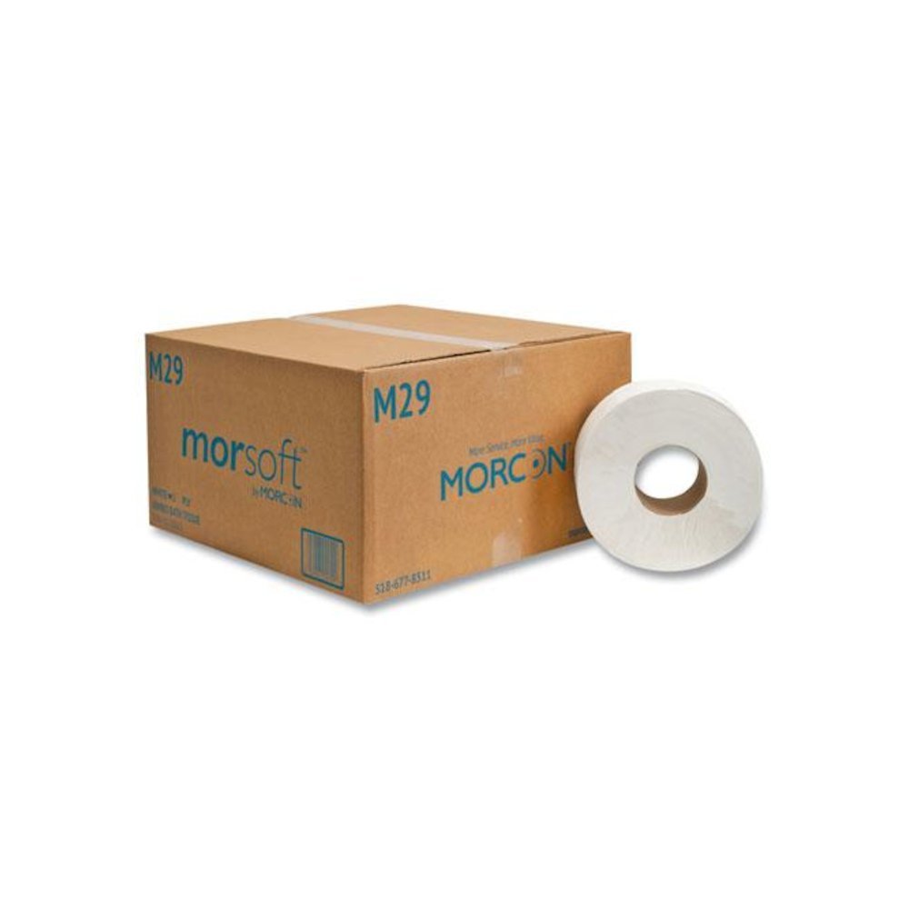 Jumbo Bath Tissue, Septic Safe, 2-Ply, 3.3" x 625 ft, White, 12 Rolls/Carton. Picture 1
