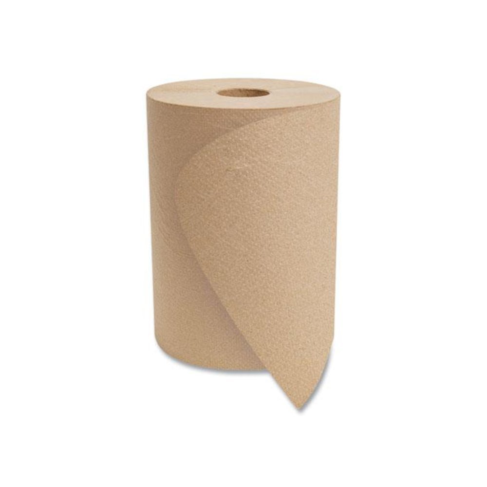 10 Inch Roll Towels, 1-Ply, 10" x 800 ft, Kraft, 6 Rolls/Carton. Picture 4