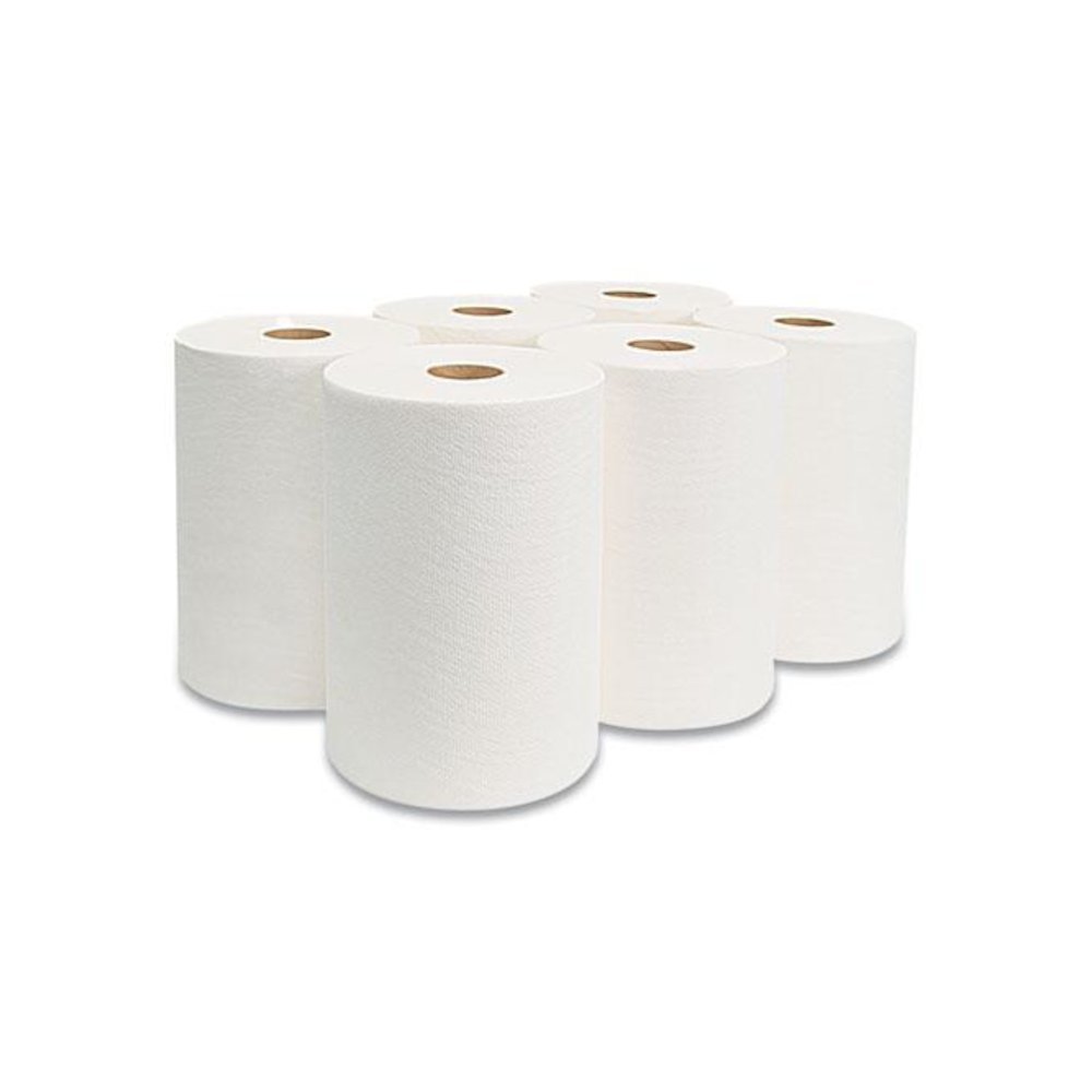 10 Inch TAD Roll Towels, 1-Ply, 10" x 550 ft, White, 6 Rolls/Carton. Picture 6