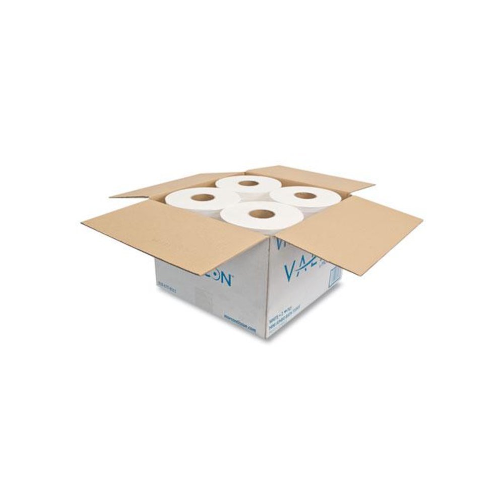 Valay Mini Jumbo Bath Tissue, Septic Safe, 2-Ply, 3.25" x 750 ft, White, 12 Rolls/Carton. Picture 3