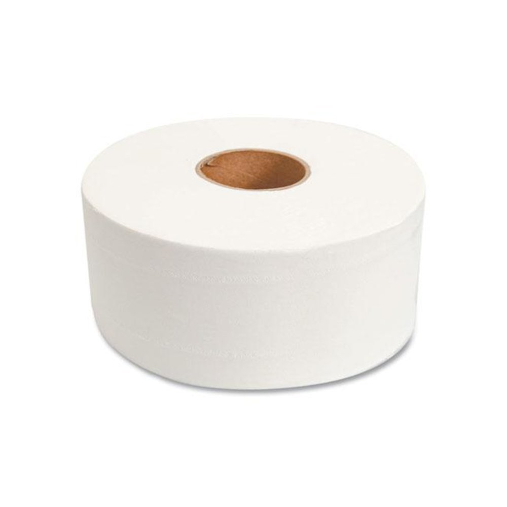Valay Mini Jumbo Bath Tissue, Septic Safe, 2-Ply, 3.25" x 750 ft, White, 12 Rolls/Carton. Picture 4
