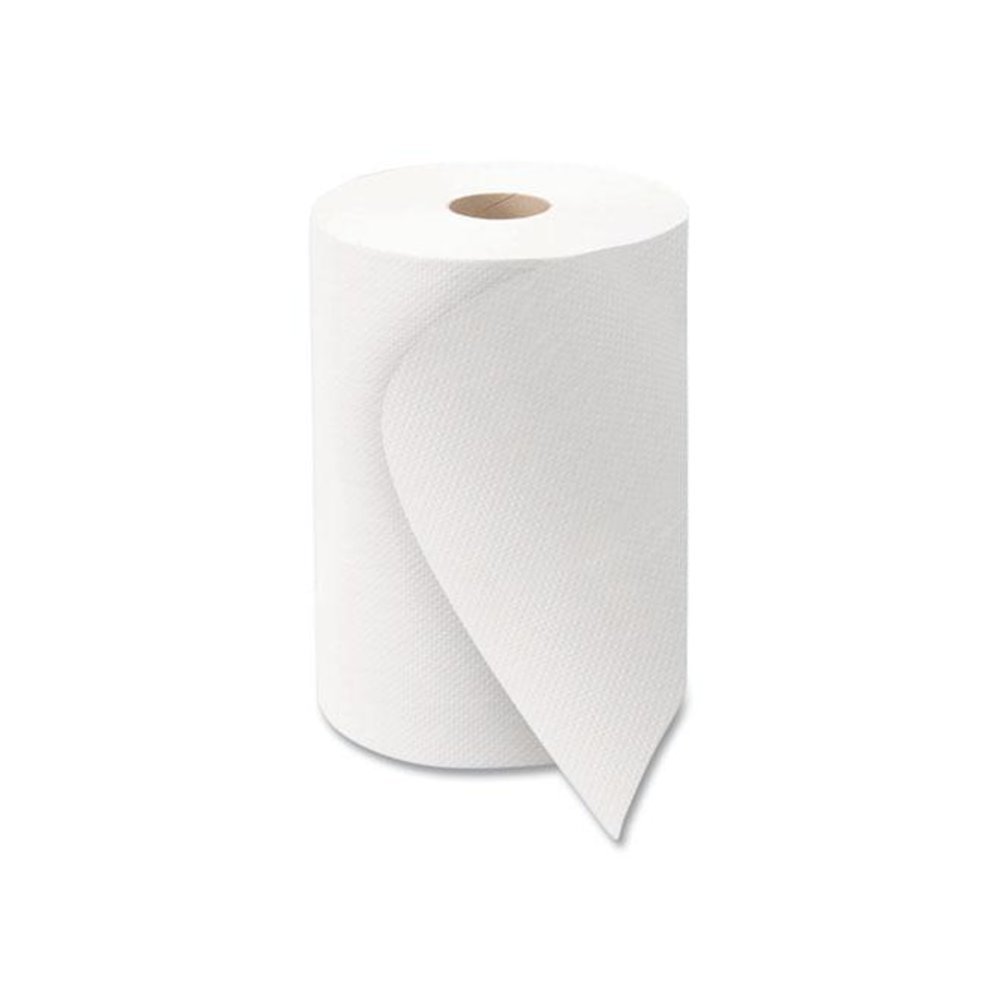 10 Inch Roll Towels, 1-Ply, 10" x 800 ft, White, 6 Rolls/Carton. Picture 3