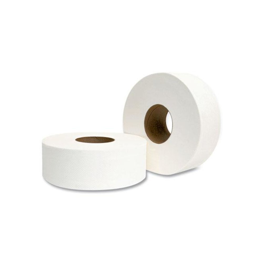 Jumbo Bath Tissue, Septic Safe, 2-Ply, 3.3" x 625 ft, White, 12 Rolls/Carton. Picture 5